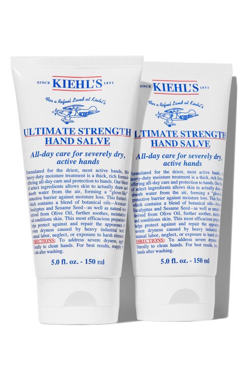 Kiehl's Since 1851 Ultimate Strength Hand Salve Duo $66 Value