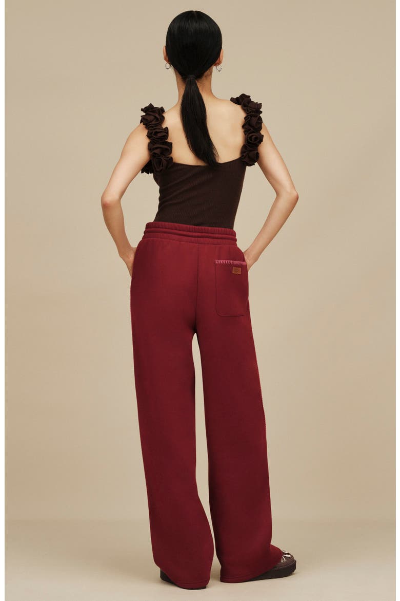 Classic Straight Leg Pants, Alternate, color, COFFEE BERRY