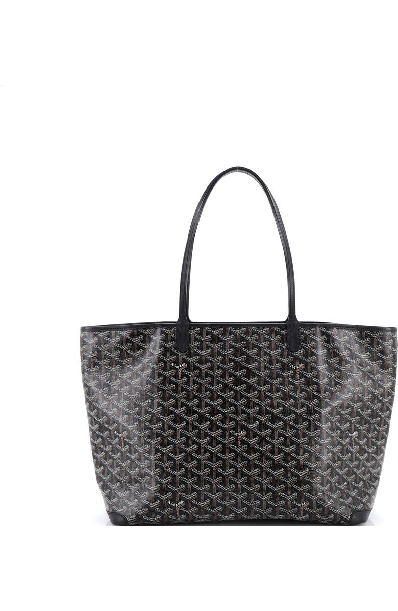 Pre-Owned Goyard Artois Tote Coated Canvas MM, Alternate, color, Black