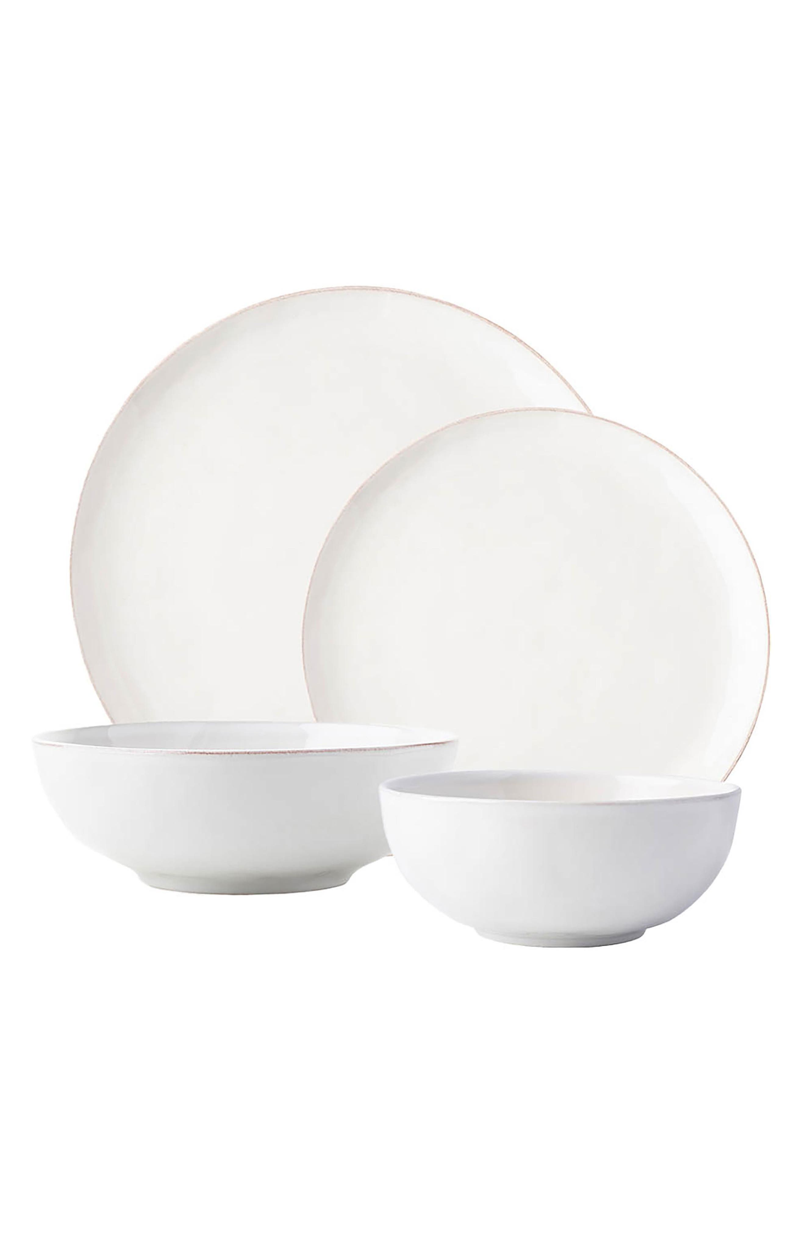 Juliska Puro Coupe 4-Piece Place Setting - Whitewash