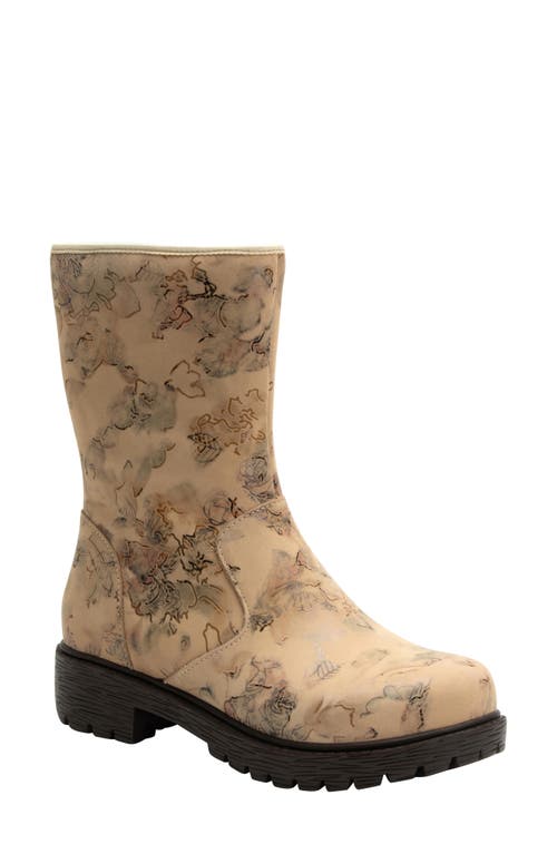 Alegria by PG Lite Chalet Lug Sole Bootie in Desert Flora 