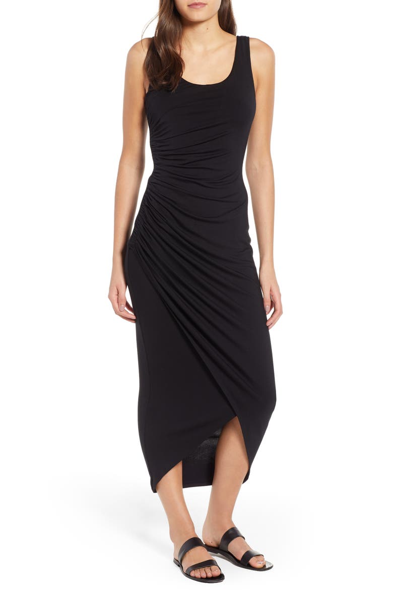 Dishdasha Dress, Main, color, BLACK