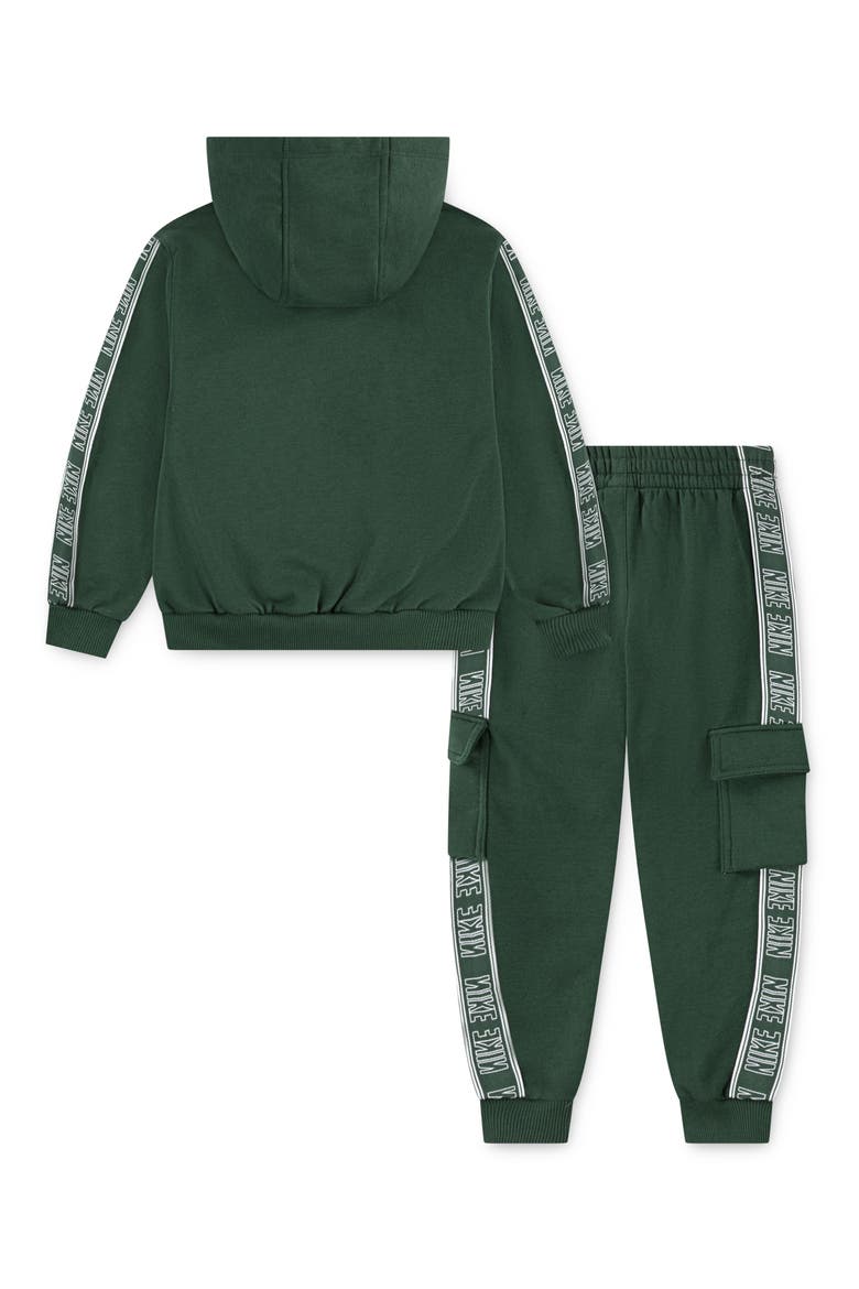 Kids' Logo Taping Hoodie & Cargo Joggers Set, Alternate, color, F1JFIR