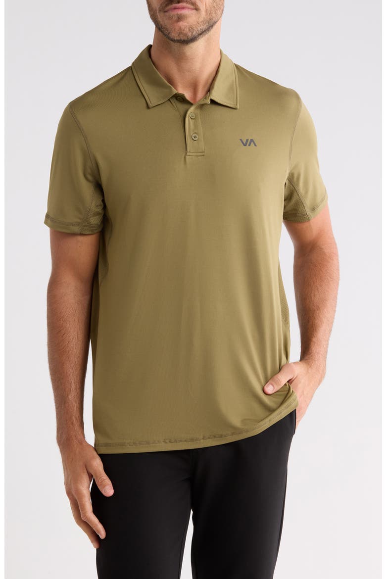 Sport Vent Polo, Main, color, LIGHT OLIVE