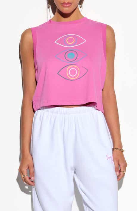 Spiritual Gangster Mesmereyes Crawford Crop Tank