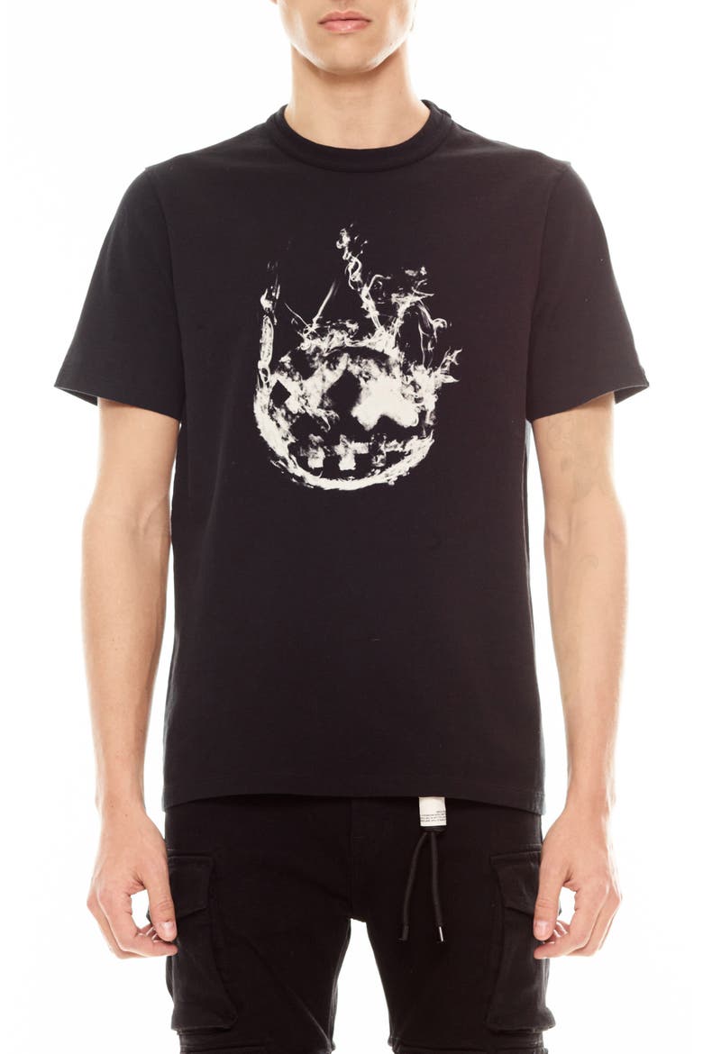 Shimuchan Logo Cotton Graphic T-Shirt, Main, color, BLACK