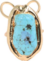 Panacea Turquoise Nugget Ring