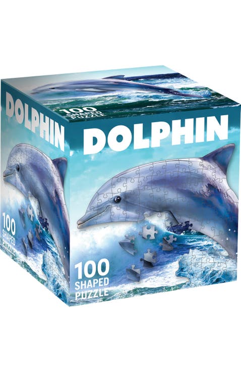Dolphin 100 Piece Shaped Jigsaw Puzzle