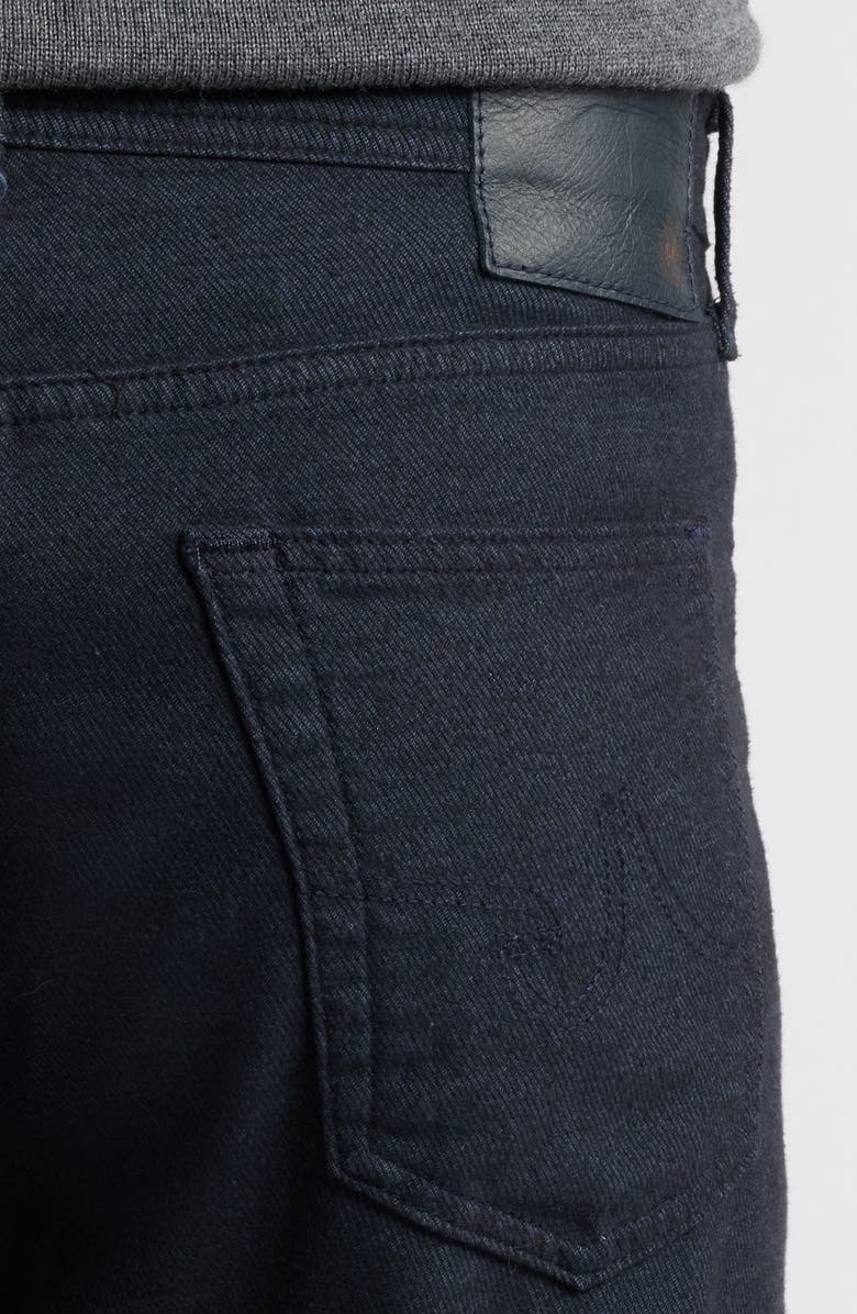 AG Everett Slim Straight Leg Brushed Cotton Twill Pants, Alternate, color, Ocean Storm
