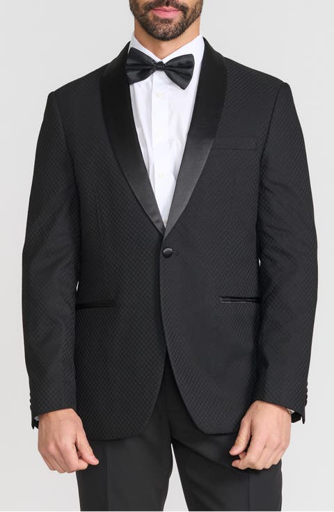 Tonal Jacquard Dinner Jacket (Regular, Short & Long)
