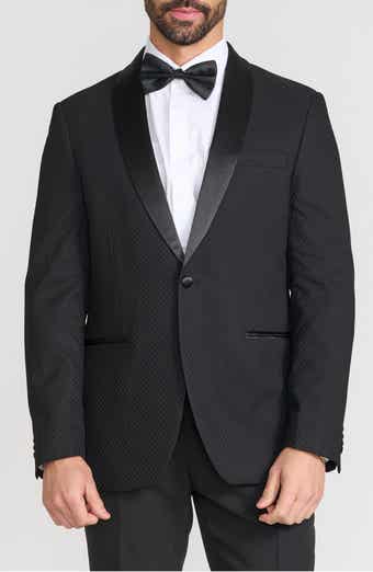 SAVILE ROW CO Tonal Jacquard Dinner Jacket