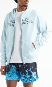 OVERTIME Cold Hearts Badge Zip Hoodie