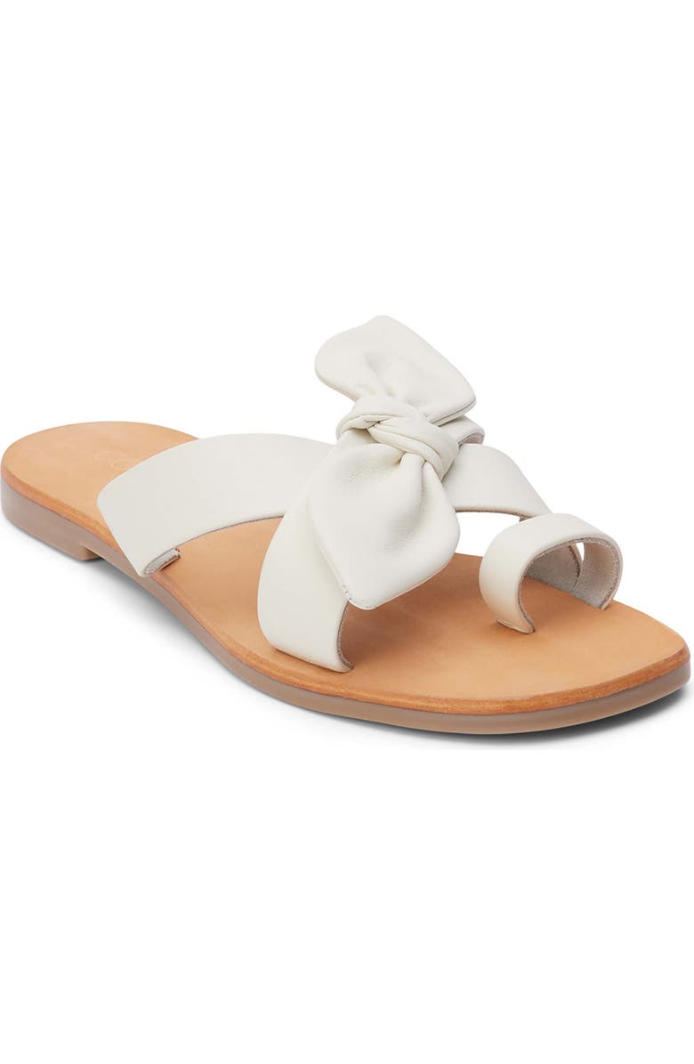 Coconuts by Matisse Vaughn Toe Loop Sandal, Main, color, White