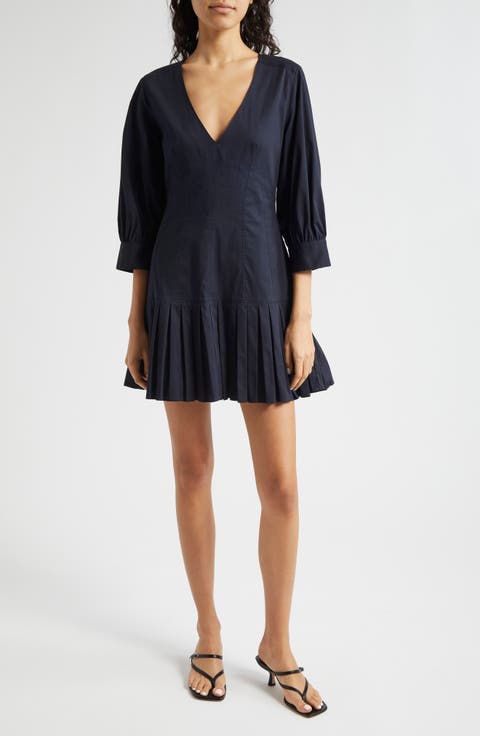 Sawyer Cotton Blend Minidress