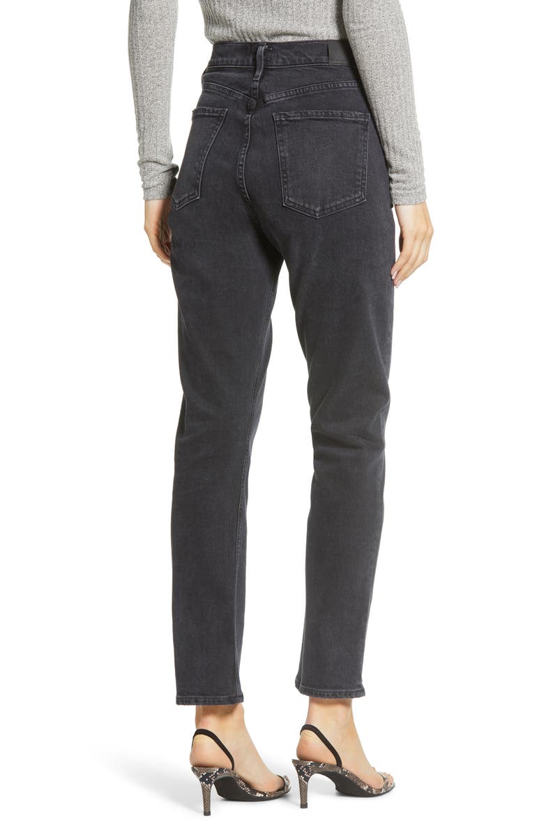 Citizens of Humanity High Waist Straight Leg Jeans, Alternate, color,