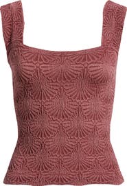 Free People Love Letter Floral Knit Camisole