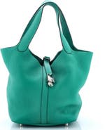 Pre-Owned Hermes Picotin Lock Bag Clemence MM
