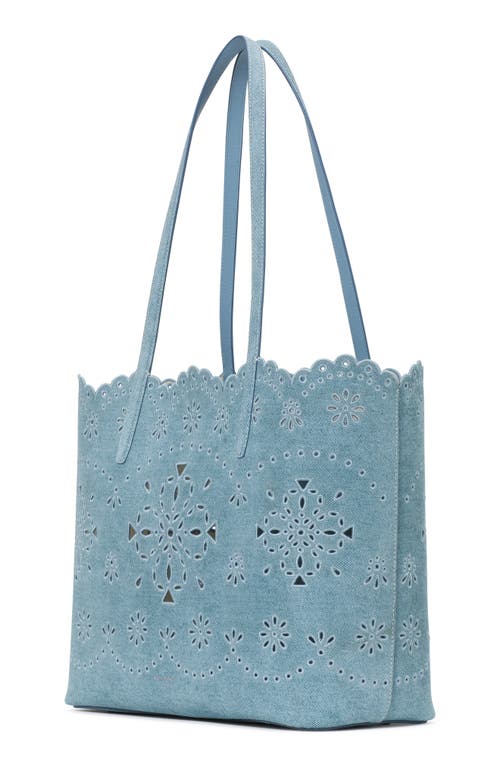 Kate Spade New York Do It All Spade Floral Perforated Leather Tote