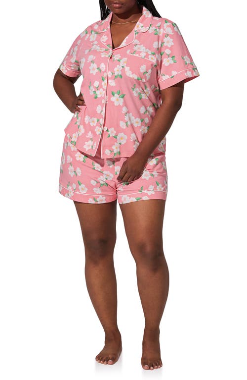 Bedhead Pajamas Print Jersey Short Pajamas In Pink