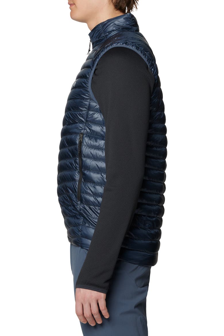 Ghost Whisperer Packable 800-Fill-Power Down Vest, Alternate, color, MOON BLUE