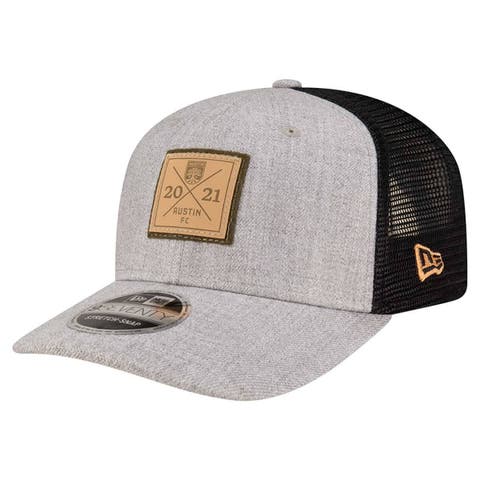 Men's New Era Heather Gray Austin FC 9SEVENTY Stretch-Snap Adjustable Hat