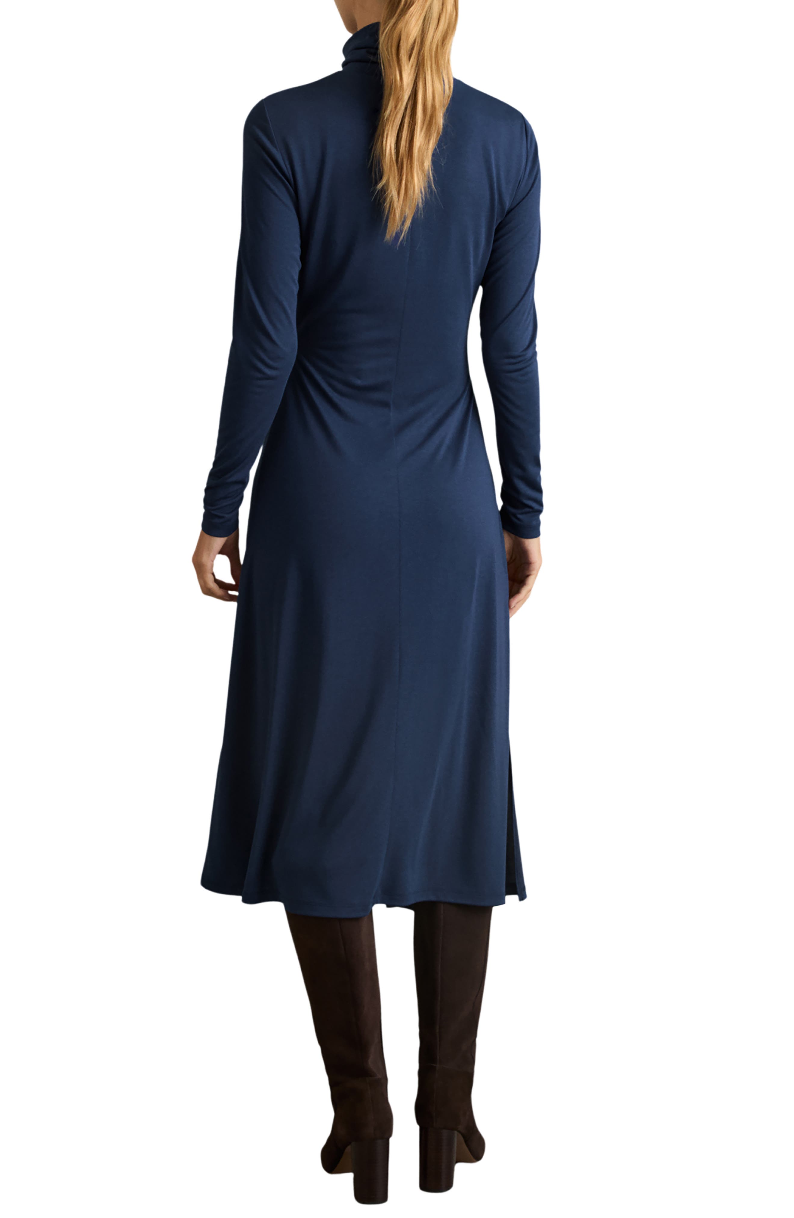 Casey Draped Jersey Midi Dress - image 2
