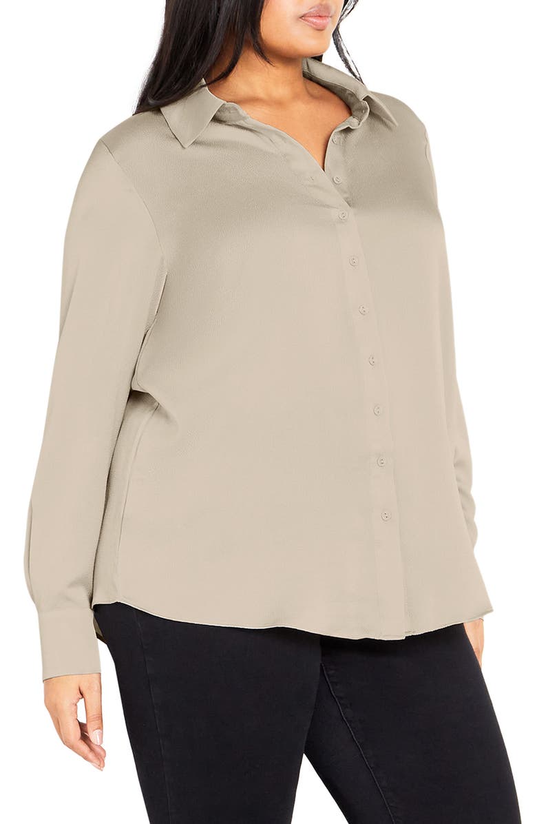 City Chic Genevieve Woven Shirt, Alternate, color, 