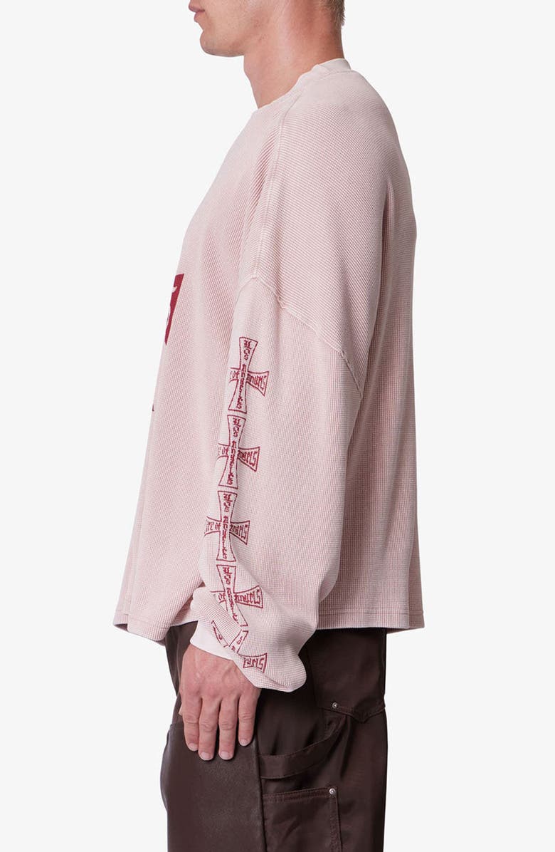 mnml Washed LA Long Sleeve Thermal Knit T-Shirt, Alternate, color, 