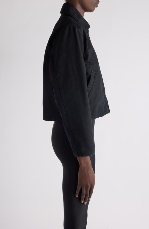 Balenciaga Bb Garderobe Cotton Canvas Shrunk Parka In 1000 Black