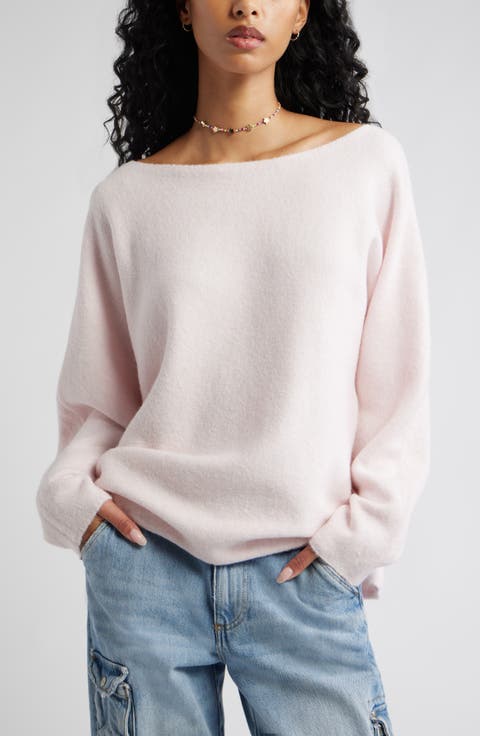 Lofty Boat Neck Oversize Sweater