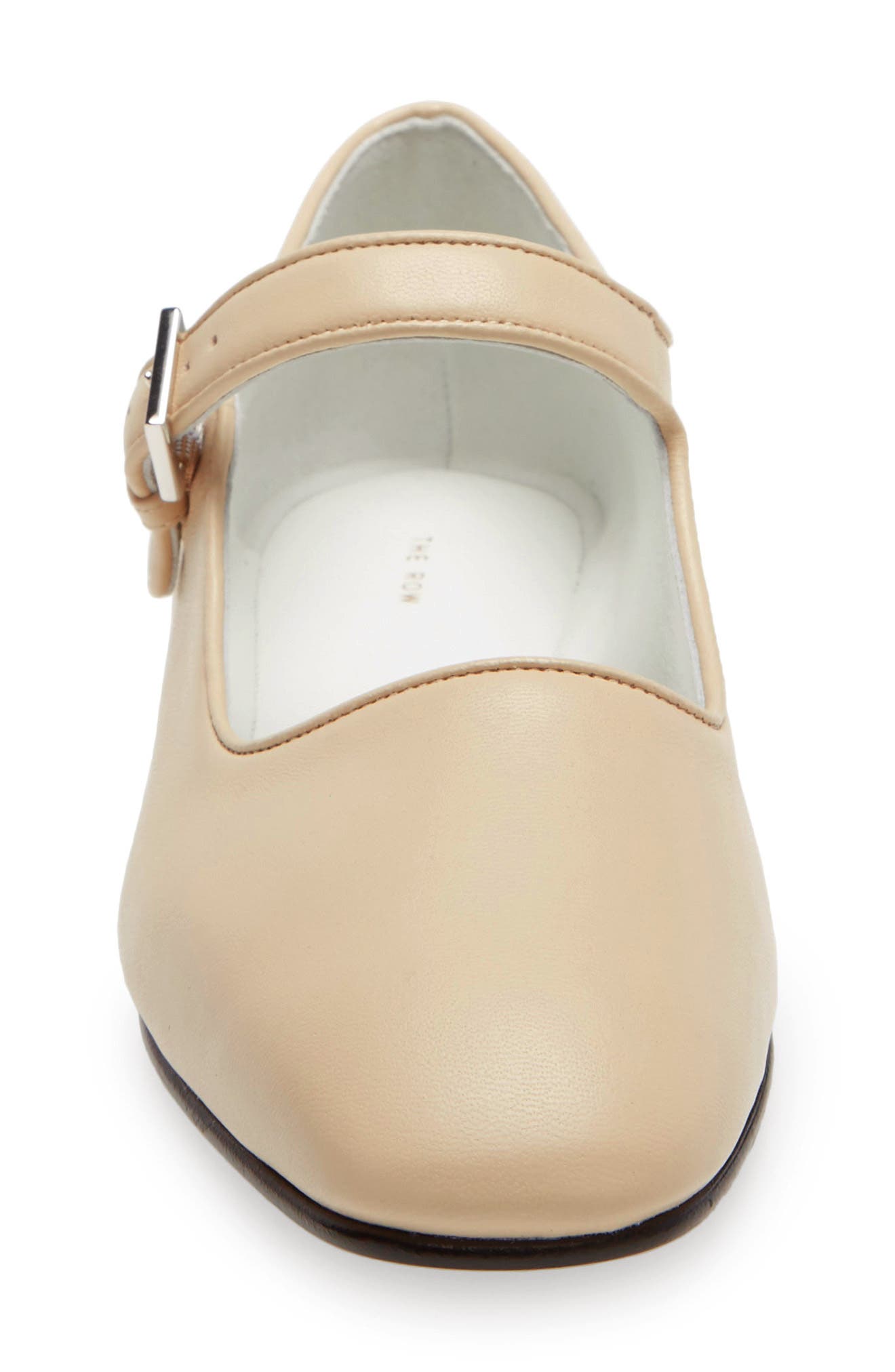 Ava Mary Jane Flat, Alternate, color, OATMILK