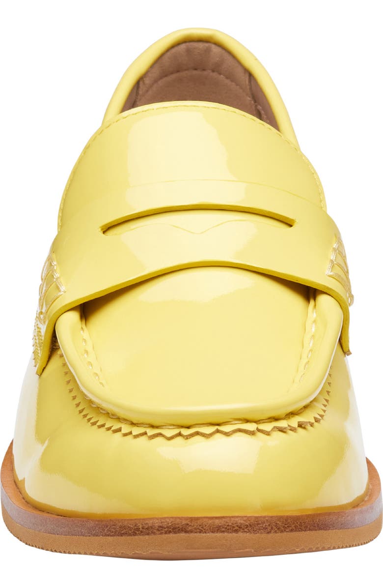 Johnston & Murphy Gillian Patent Leather Penny Loafer, Alternate, color, Yellow Patent Leather