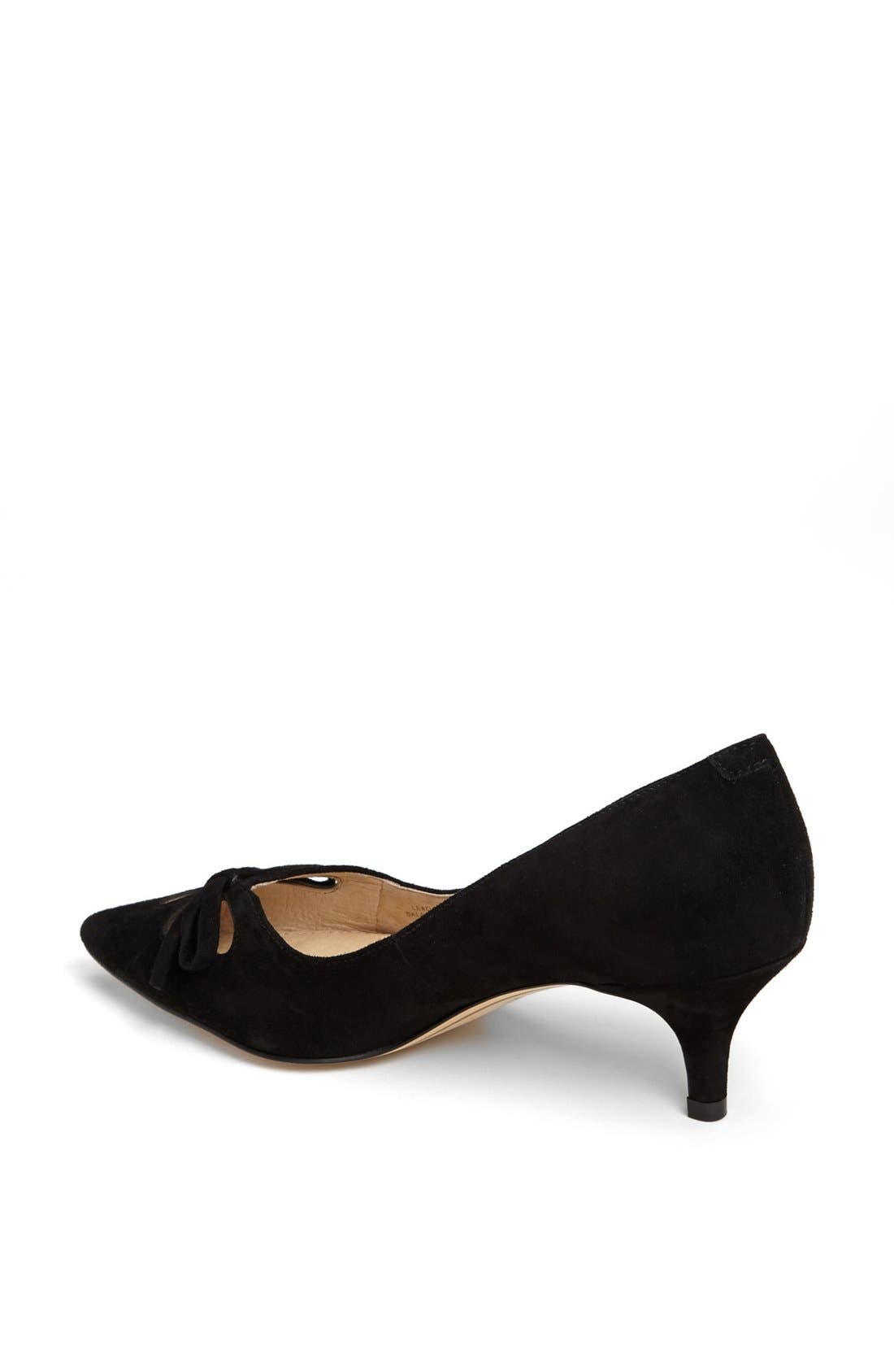 'Gardner' Pump, Alternate, color, BLACK SUEDE