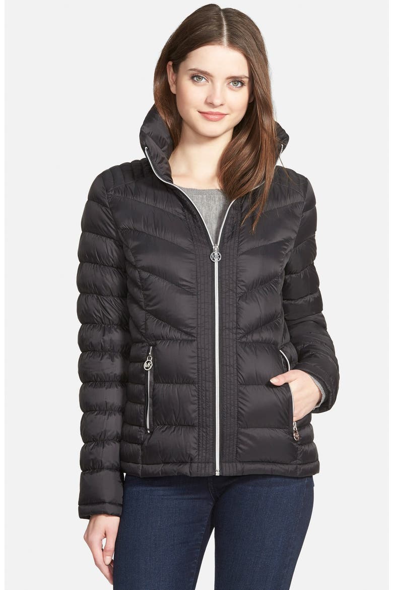 Down Jacket, Main, color, BLACK