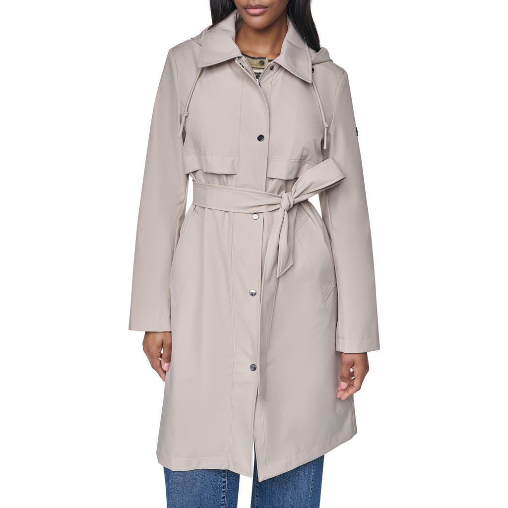 Dkny Flextech Trench Coat In Birch