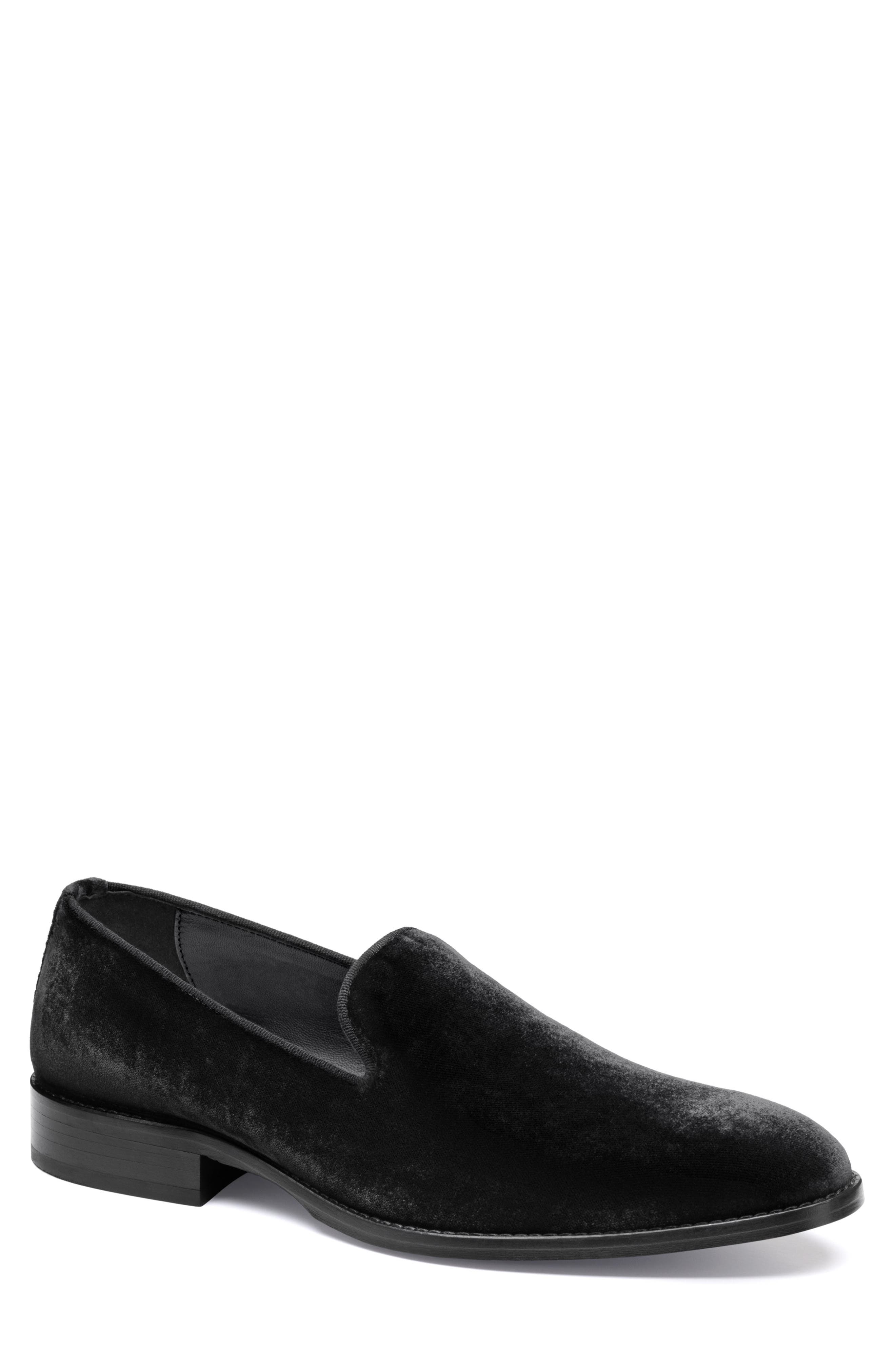 Johnston 
Murphy Gavney Slip-On Loafer, Main, color, Black Velvet