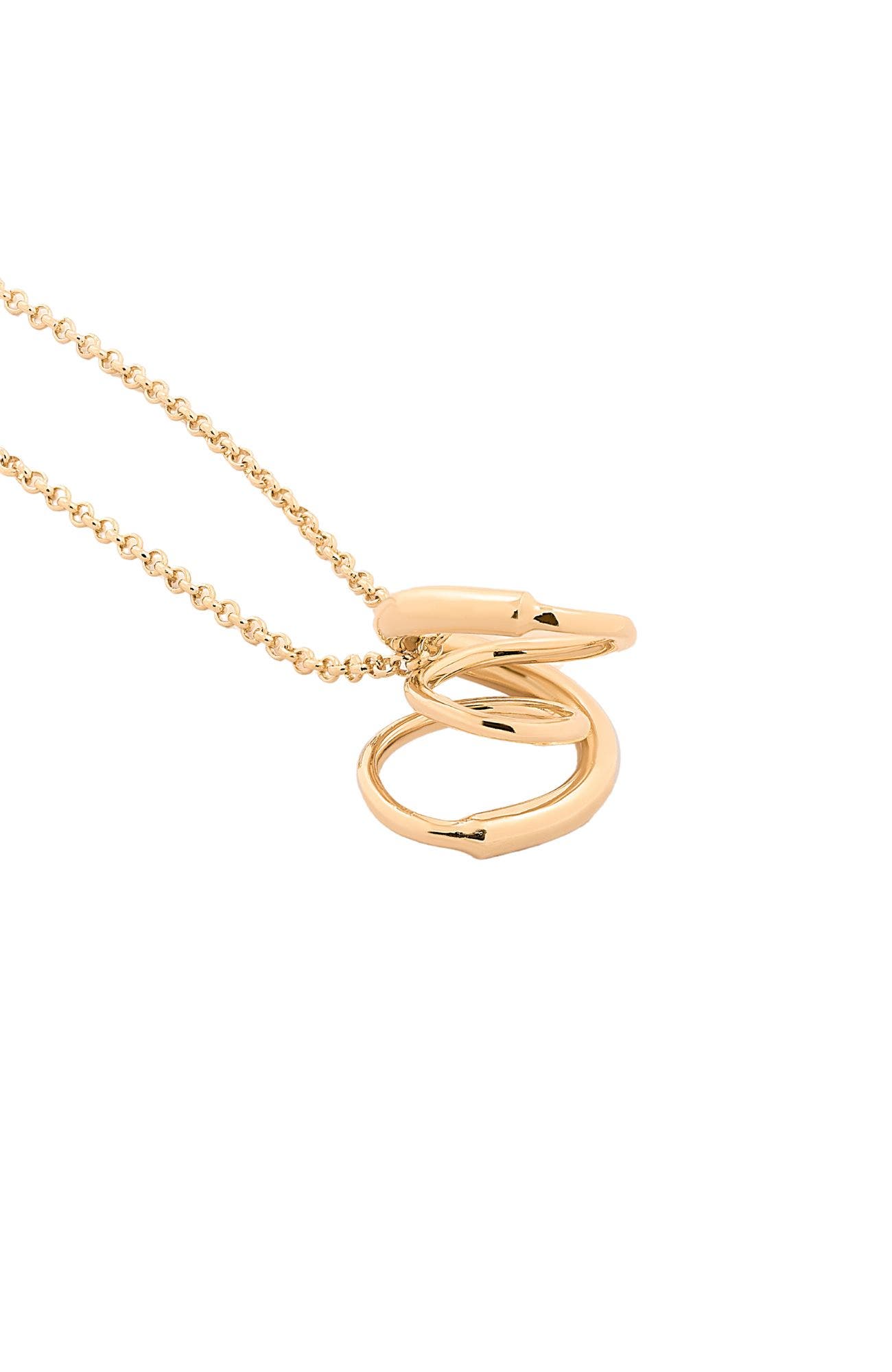 PIERETTI Celine pendant in Gold Plate 