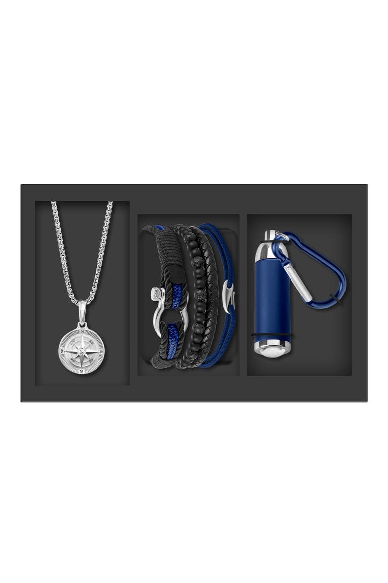 Men's 6-Piece Assorted Gift Set, Alternate, color, SILVER/ BLUE