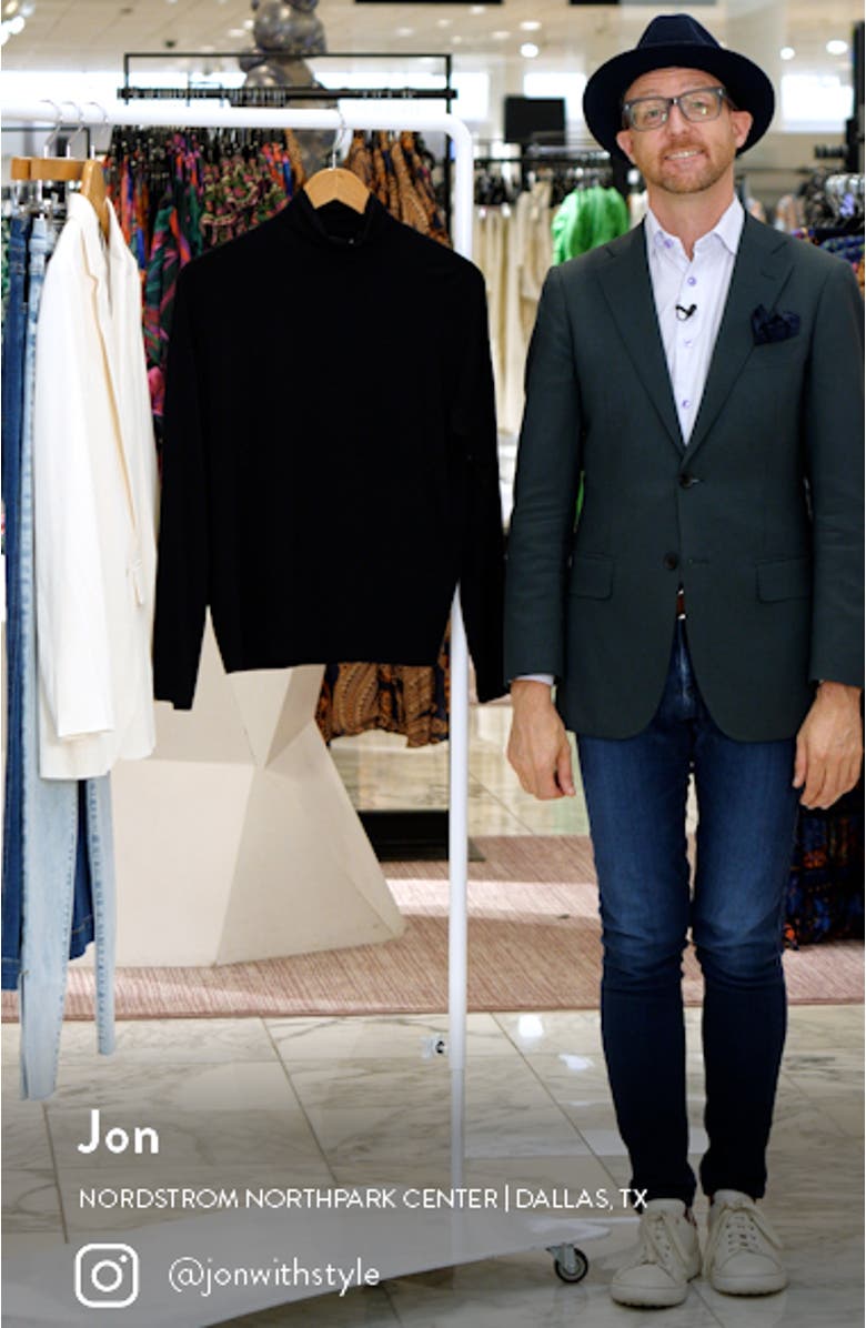 Turtleneck Long Sleeve Knit Top, sales video thumbnail