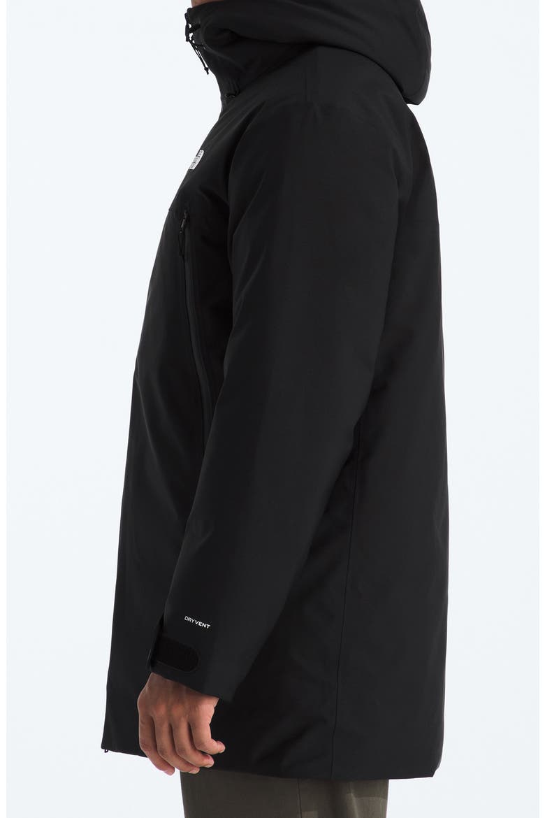 TNF™ Range Water Repellent 600-Fill-Power Down Parka, Alternate, color, TNF BLACK/ TNF BLACK