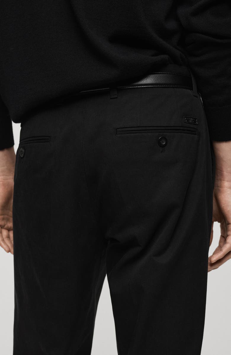 MANGO Regular Fit Flat Front Twill Chinos, Alternate, color, 