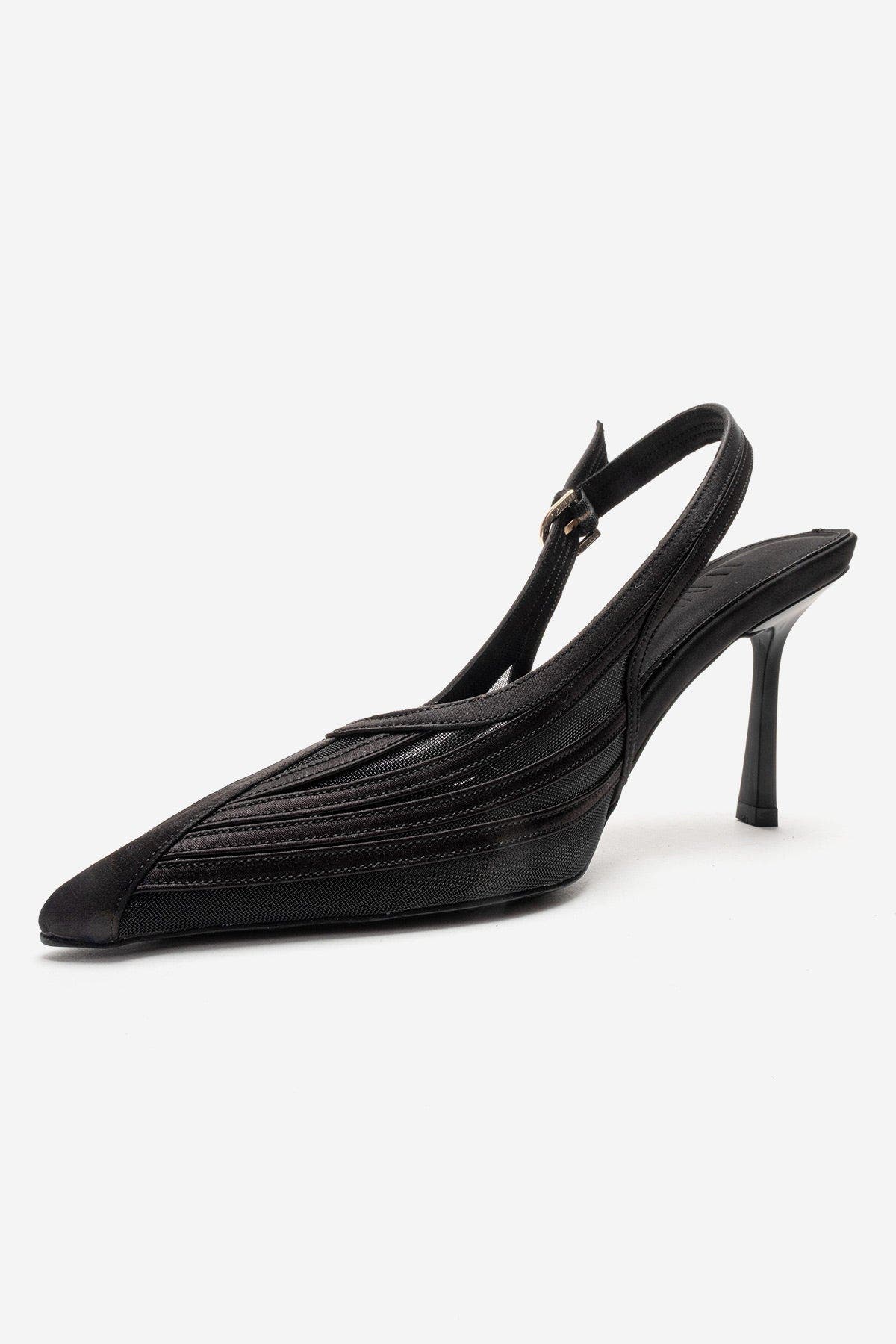 Prologue Shoes Safira Stiletto Pump, Alternate, color, Black