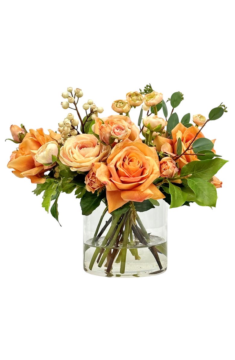Winward Home Rose Ranunculus In Cylinder, Main, color, 