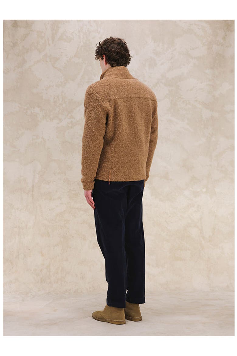 Teddy Wool Soft Fit Jacket, Alternate, color, Camel