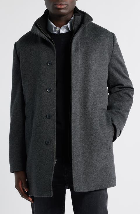 Hudson Bib Insert Wool Car Coat