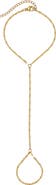 Adornia Tarnish Resistant 18K Gold Plated Hand Chain