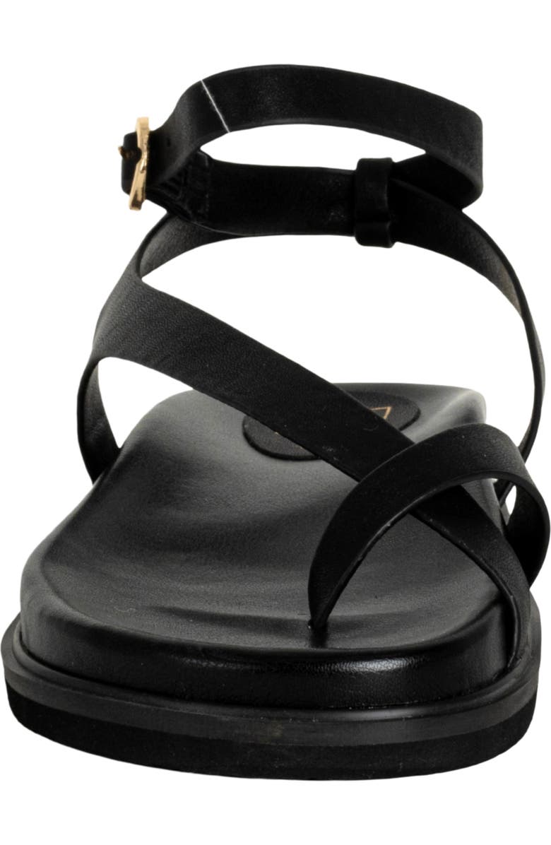 SHUSHOP Berry Ankle Strap Sandal, Alternate, color, Black