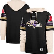 '47 Men's '47 Black Baltimore Ravens Split Zone Cornerback Duo Hoodie