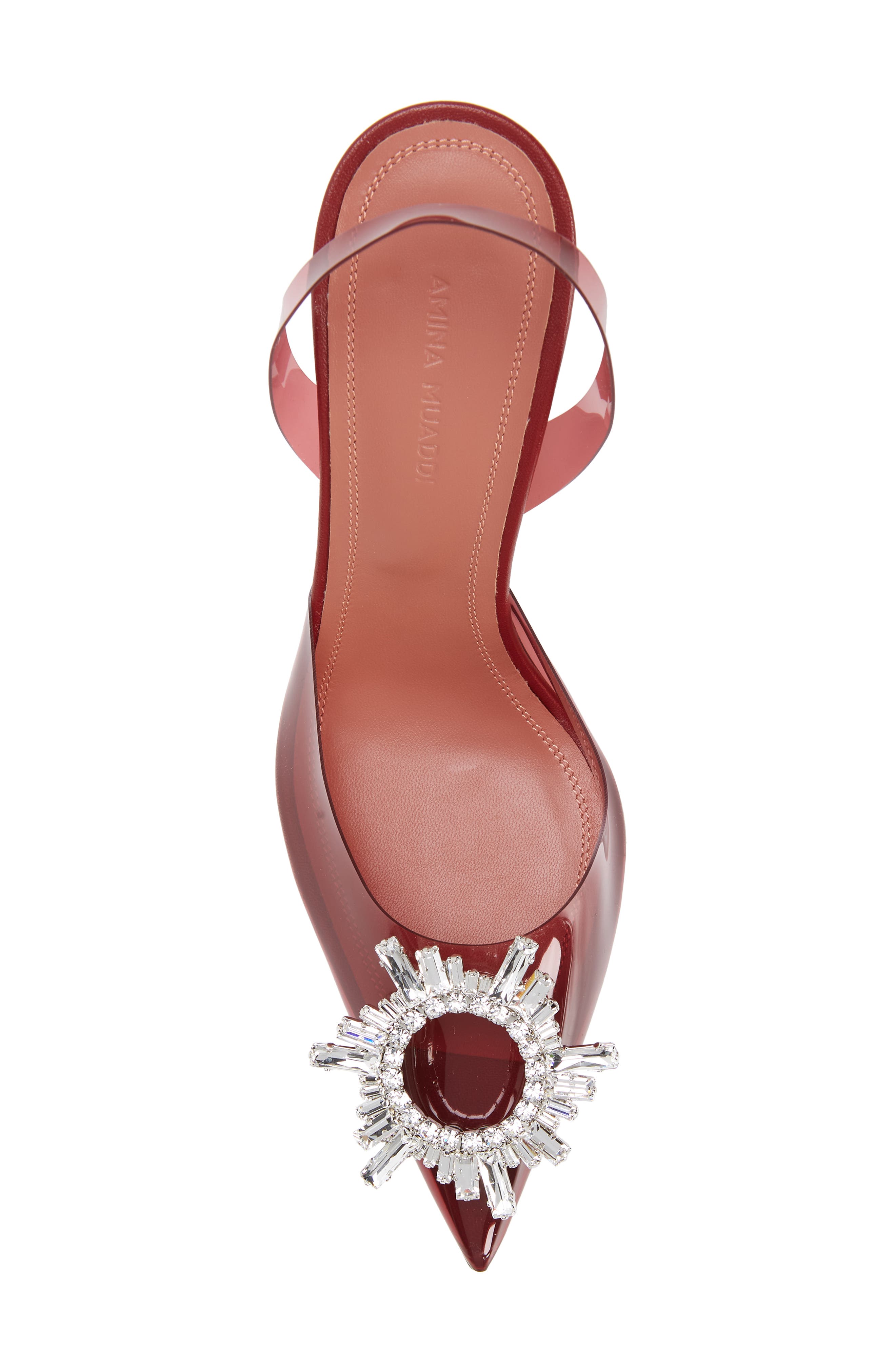 Begum Glass Pointed Toe Slingback Pump, Alternate, color, BORDEAUX