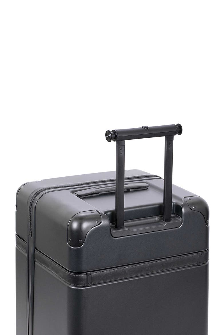 Retro Revive 30-Inch Hardshell Trunk, Alternate, color, BLACK
